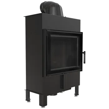 Krbová vložka Krbová vložka z oceli KRATKI LUCY SLIM 8 kW, průměr 160 černá Thermotec LUCY/12/SLIM/BLACK