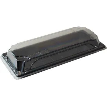 Jednorázové nádobí Box na sushi s víkem OP-02 230/102/30mm 50ks