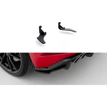 Auto-moto Maxton Design "Racing durability" boční difuzory pod zadní nárazník pro Volkswagen Golf R Mk7 Facelift, plast ABS bez povrchové úpravy