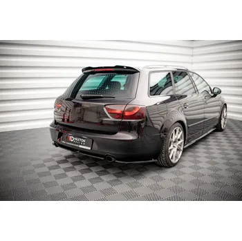 Auto-moto Maxton Design boční difuzory pod zadní nárazník pro Seat Exeo, černý lesklý plast ABS