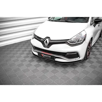 Autodíl Maxton Design "Street Pro" spoiler pod přední nárazník pro Renault Clio RS Mk4, plast ABS bez povrchové úpravy