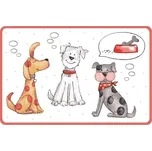 Prostírání 44x28,5cm KOČKA a PES, plast