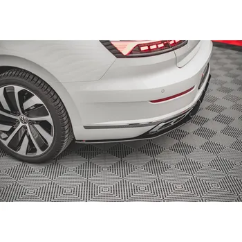 Nárazník Maxton Design "Street Pro" boční difuzory pod zadní nárazník pro Volkswagen Arteon R-Line Facelift