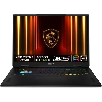 Notebook MSI Vector A18 HX A9WHG-238CZ 9S7-182L84-238