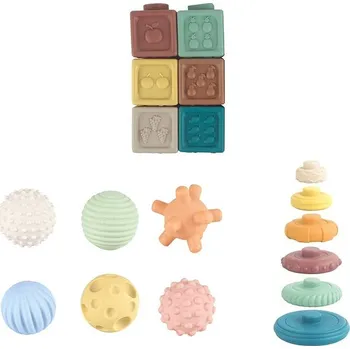 Hračka pro nejmenší Sada senzorických hraček 18 ks