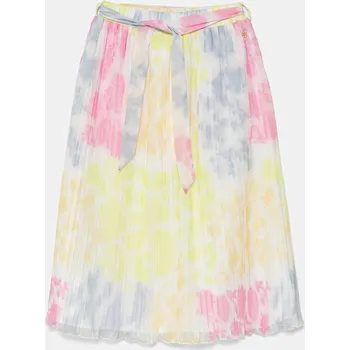 Dámská sukně Dětská sukně Guess zelená barva, maxi, áčková, J5GD12 WA2T0 J5GD12.WA2T0.PPYA 71X, vel. 125-135