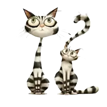 Nášivka Nažehlovací obrázek - kočky XI (8,9 x 9,0 cm)