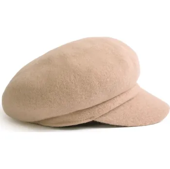 Čepice Art Of Polo Elegantní dámský vlněný baret s kšiltem 24324 Fobos damski Velikost: 55-57 cm, Barva: Béžová