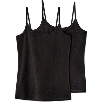 Dámské spodní prádlo 708028 - Tchibo - Košilky se špagetovými ramínky - pro ženy - vel. XL 48/50 - barva: černá