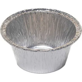 Jednorázové nádobí Hliníková forma kulatá 135ml 38mm 100ks