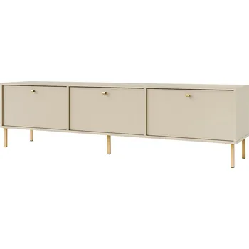 Televizní stolek TOKYO 2 b | TV stolek RTV 303 | 180 cm | béžová/zlatá