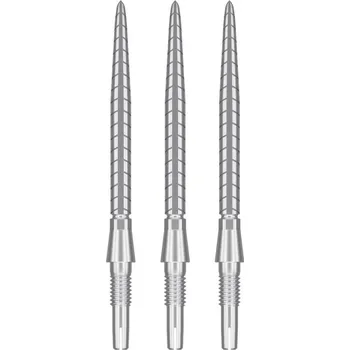 Příslušenství pro šipky Target - darts Kovové hroty - Swiss Points - Storm Quartz - Silver - 30 mm