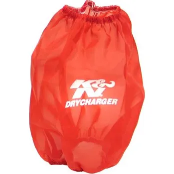 Filtr pro motocykl K&N RF-1020DR návlek na kulatý zkosený filtr 191 mmx203 mm, barva: červená SLEVA 8%