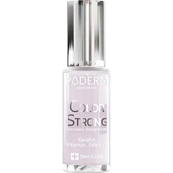 Lak na nehty PODERM Zpevňovač nehtů Color Strong Nude Caschemire 168, 8ml