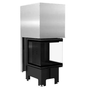 Krbová vložka Krbová vložka z oceli KRATKI NBC 500/500 8 kW, průměr 200, vertik. dv., černá Thermotec NBC/500/500/BLACK + Doprava Zdarma