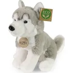 Rappa SOFT COLLECTION - Plyšový pes HUSKY sedící - 23 cm - ECO-FRIENDLY