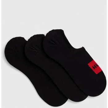 Pánské ponožky Ponožky HUGO 3P LC LABEL CC 3-pack černá barva, 50496082 99X, vel. 43-46
