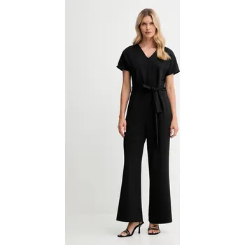 Dámský overall Overal Calvin Klein černá barva, s výstřihem do v, LV044D065G 99X, vel. XL