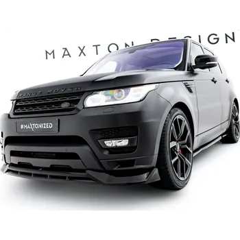 Karosérie Maxton Design spoiler pod přední nárazník pro Land rover Range Rover Sport Mk2, černý lesklý plast ABS