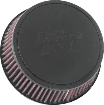 Filtr pro motocykl K&N univerzální kulatý zkosený filtr se vstupem 52 mm a výškou 65 mm, gumový vrchlík SLEVA 8%