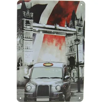 Plechová cedule Plechová cedule "London" 20 x 30 cm (Plechová cedule na zeď)