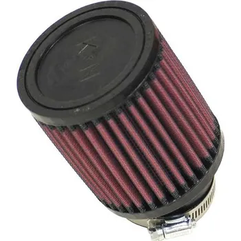 Filtr pro motocykl K&N univerzální kulatý filtr se vstupem 57 mm a výškou 102 mm, gumový vrchlík, vstupní příruba zahnutá (20°) SLEVA 8%