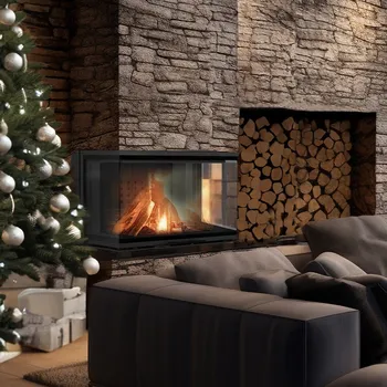 Krbová vložka Krbová vložka z oceli KRATKI NBC 800/400 10 kW, průměr 200, vertik. dv., černá Thermotec NBC/800/400/BLACK + Doprava Zdarma