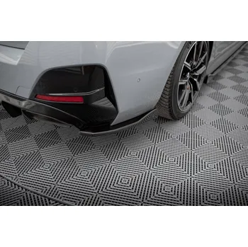 Auto-moto Maxton Design boční difuzory pod zadní nárazník ver.4 pro BMW řada 4 G26 /M440i, černý lesklý plast ABS, Gran Coupe