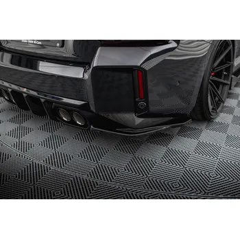 Tuning Maxton Design boční difuzory pod zadní nárazník v.5 pro BMW M2 G87, černý lesklý plast ABS