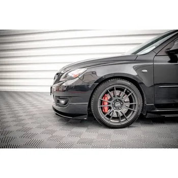 Autodíl Maxton Design rohové spoilery pod přední nárazník pro Mazda 3 Mk1 MPS, plast ABS bez povrchové úpravy