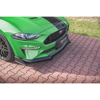 Nárazník Maxton Design "Street Pro" spoiler pod přední nárazník ver.2 pro Ford Mustang MK6 GT Facelift, plast ABS bez povrchové úpravy