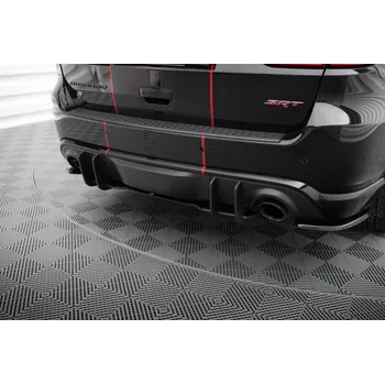 Nárazník Maxton Design "Street Pro" difuzor zadního nárazníku pro Dodge Durango SRT Mk3, plast ABS bez povrchové úpravy