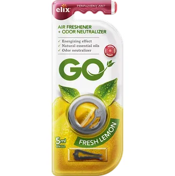 Vůně do bytu Go Gel - Osvěžovač vzduchu s klipem GO Fresh Lemon