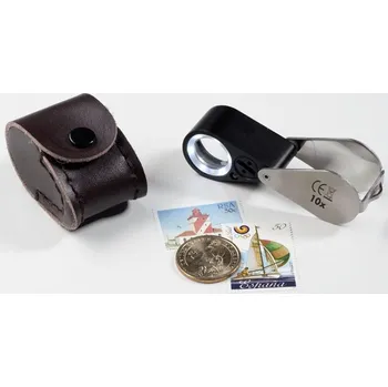 Lupa Precizní lupa 10x LED osvětlením a UV lampou - 338 881