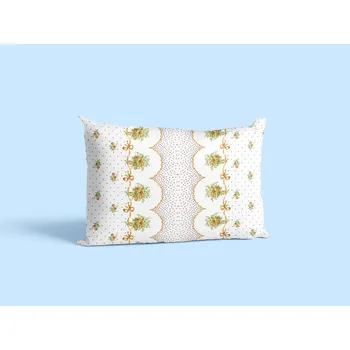 Povlečení Aaryans Bavlněný povlak na polštář Romance oranžový 70x90 cm