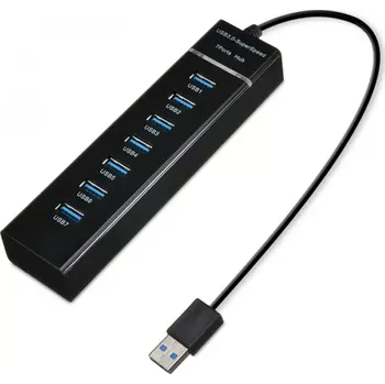 USB hub USB hub se 7 porty a skrytou Full HD WiFi kamerou - HUB01