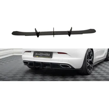 Nárazník Maxton Design difuzor zadního nárazníku pro Opel Astra OPC J (Mk3), plast ABS bez povrchové úpravy