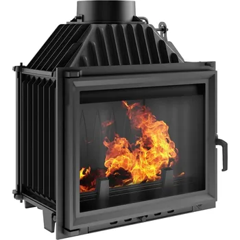 Litinový krb na dřevo KRATKI MAJA 8 kW, průměr 200 samozav. dv. MAJA/PF/BA1