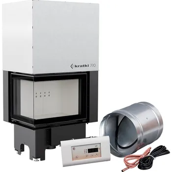 Inteligentní krbová KRATKI VNL 610/430 zvedací dveře MSK VNL/610/430/Z/MSK + Doprava Zdarma