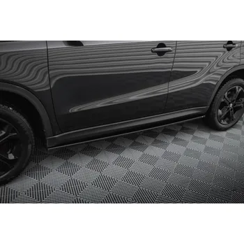PC tuning Maxton Design difuzory pod boční prahy pro Suzuki Vitara S Mk2, černý lesklý plast ABS