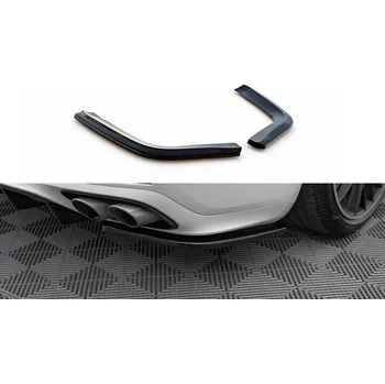 Tuning Maxton Design boční difuzory pod zadní nárazník pro Porsche Panamera 971, černý lesklý plast ABS