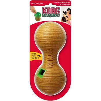 Krmivo pro psa KONG Bamboo Feeder Dumbbell M, 21cm