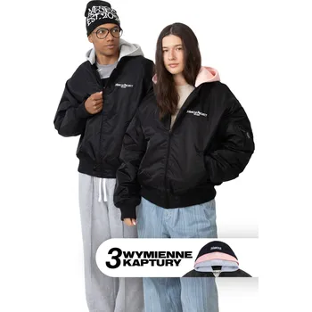 Pánský bomber Zimní Bunda Mercur Bomber Black - XL