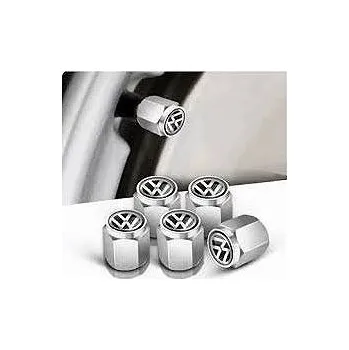 Tuning MJakes krytky ventilků hranaté stříbrné pro vozy VW VOLKSWAGEN