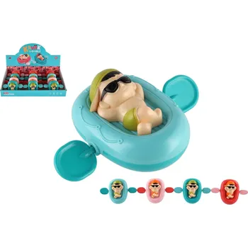 Houpací síť Teddies Panáček na lehátku - na natažení do vody