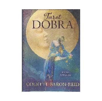 ANTIK2: Baron-Reid Colette: Tarot dobra (kniha a 78 karet) (<BĚŽNÝ STAV> sada tarotových karet s tradiční strukturou, avšak s modernější a jednodušší duchovní stavbou, ve které jsou poselství karet "vtělena" do afirmací)