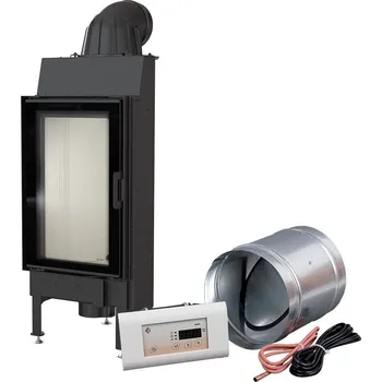 Inteligentní krbová KRATKI NADIA 9 kW, průměr 200 MSK NADIA/9/Z/MSK