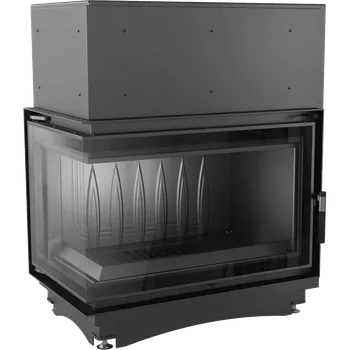 Krbová vložka Litinový krb na dřevo KRATKI OLIWIA DECO levá 16 kW, průměr 200 OLIWIA/L/BS/DECO