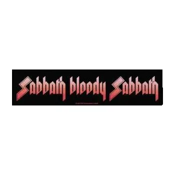 Nášivka Merch Black Sabbath: Super Nášivka Sabbath Bloody Sabbath