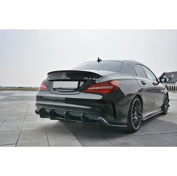 Nárazník Maxton Design difuzor zadního nárazníku ver.1 pro Mercedes CLA C 117 Facelift/AMG, plast ABS bez povrchové úpravy